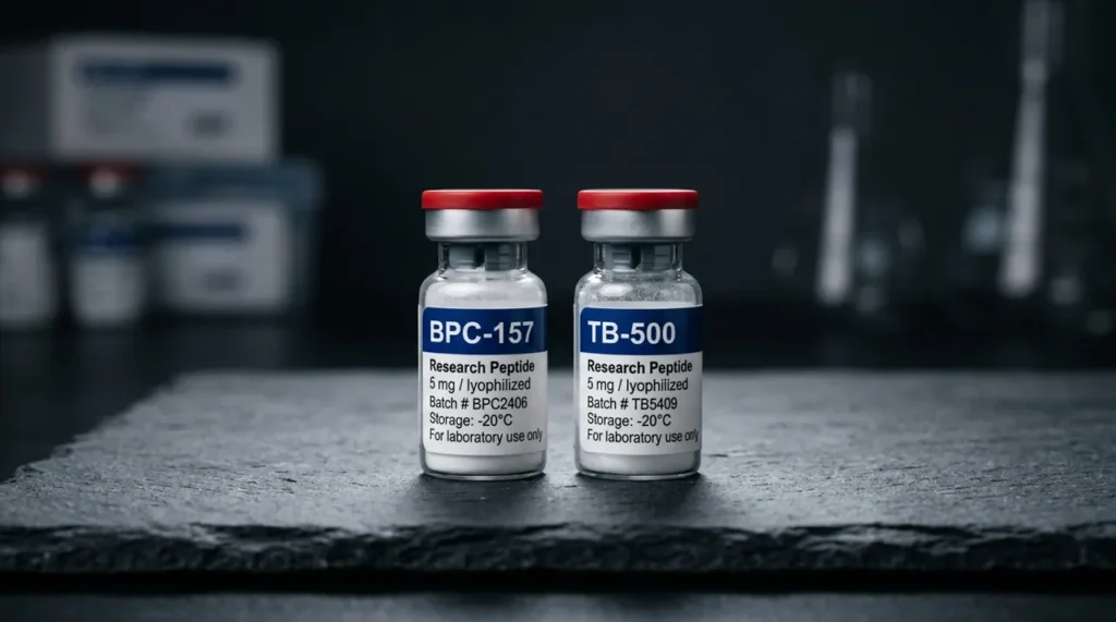 BPC-157 and TB-500 stack research — Bastion Peptides