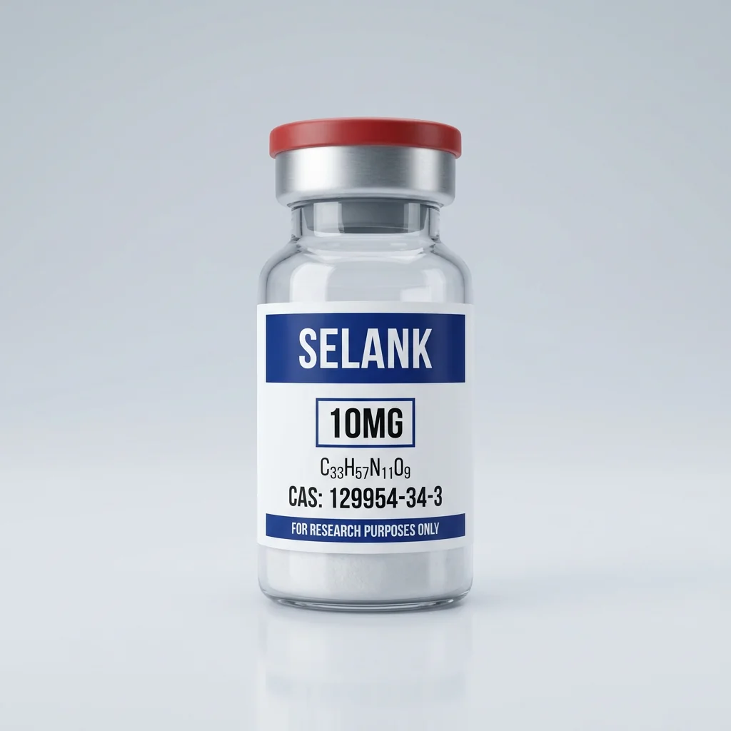 Selank 10mg research vial — Bastion Peptides
