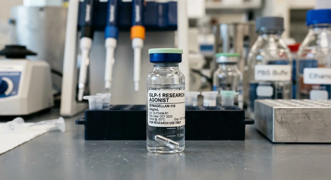 peptide research vials laboratory quality control