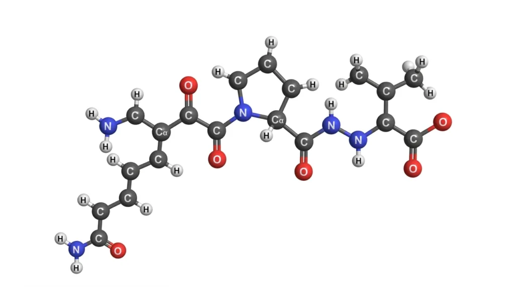 KPV tripeptide (lysine-proline-valine) molecular structure