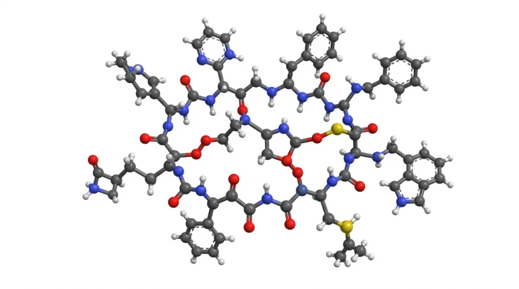 Melanotan II cyclic melanocortin peptide molecular structure